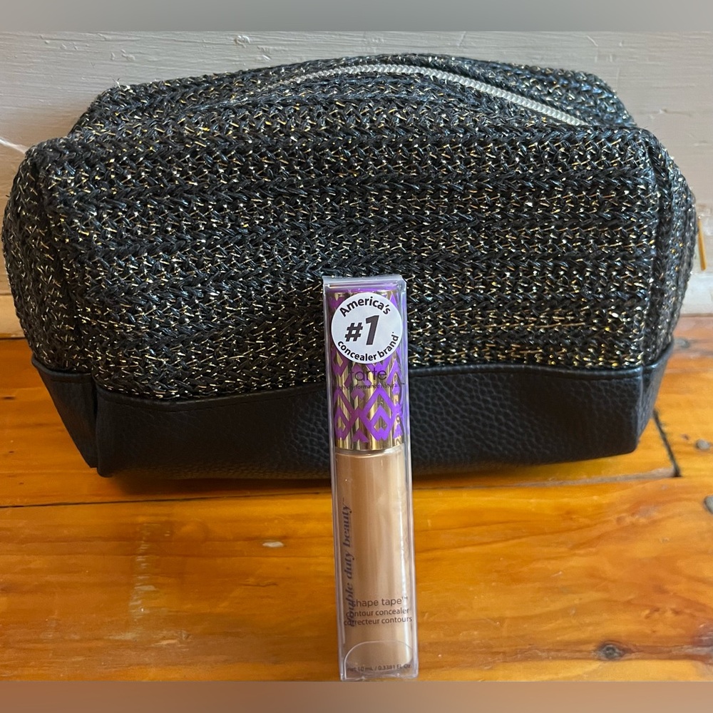 Tarte Shape Tape Contour Concealer Tan Deep Sand #475 Full Size New & Tarte Bag